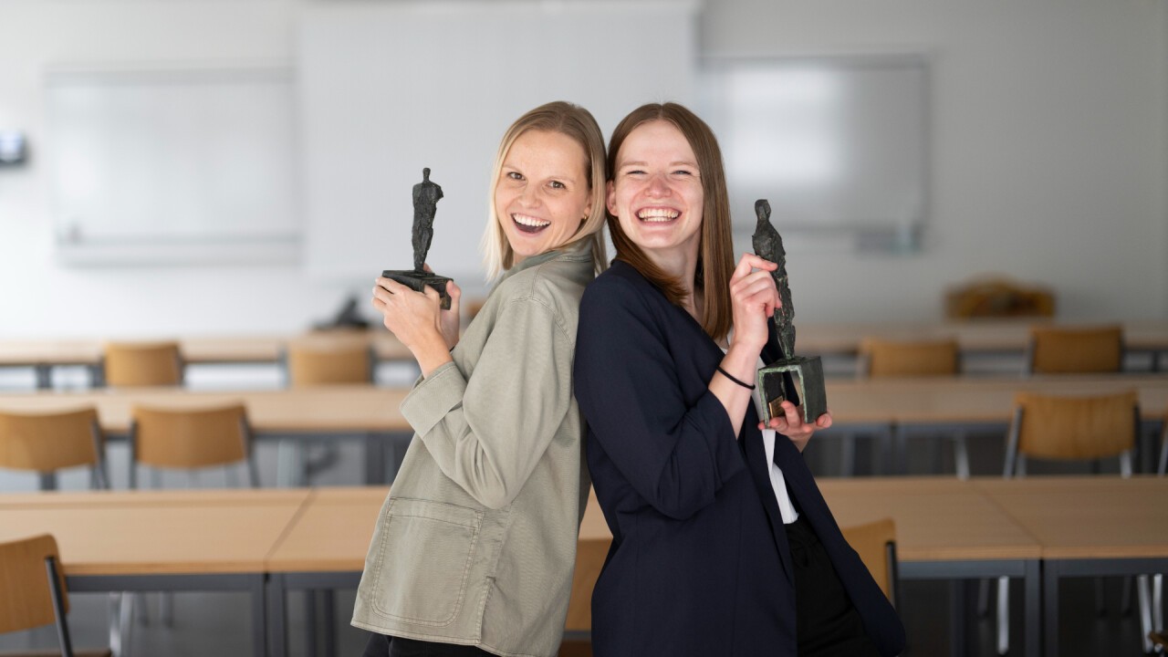 Nadine Rohn und Sandra Frühstück mit ihren Marketing Awards 2023