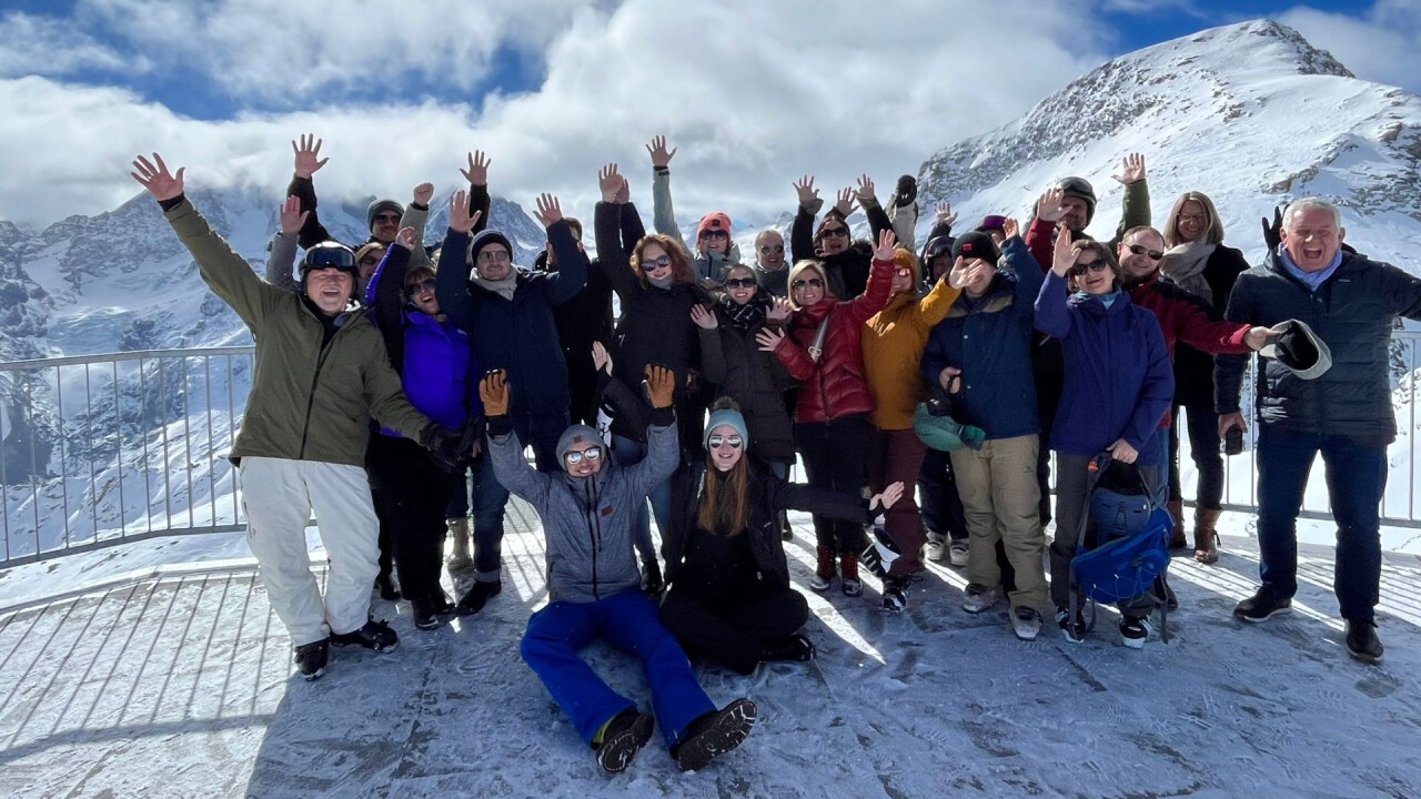 Event Management Zertifikatsfeier auf dem Corvatsch