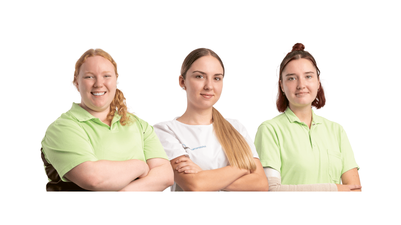 Von links nach rechts: Julia Blum, Lara Knobel und Svenja Wiget