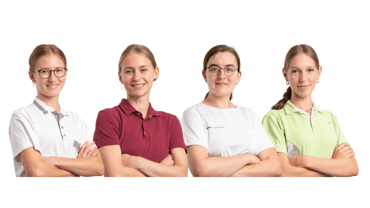 Von links nach rechts: Jasmin Döös, Amélie Müller, Michelle Spieler und Sari Steinauer 